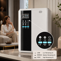Diffuseur d'arômes électrique Tonemy 500 ml, purificateur d'air, contrôlé par application, WiFi intelligent, montage mural, conception à deux fluides, fonctionnement silencieux à 30 dB