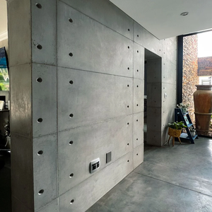 Panneau mural extérieur en ciment perforé imperméable à haute densité ignifuge sans <span class=keywords><strong>amiante</strong></span>, fibre-ciment renforcé, hôpital, villa - Product Image 3