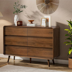2025 Offre Spéciale Antique Mid Century Modern Wood Commode <span class=keywords><strong>6</strong></span> <span class=keywords><strong>Tiroirs</strong></span> avec Rangement pour Chambre et Couloir Entrée - Product Image 5