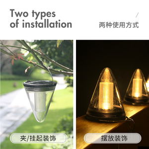 Luces Solares de Jardín Colgantes LED para Exteriores, Impermeables IP65, Decorativas para Patio y Jardín - Product Image 2
