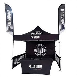 Carpa Plegable Portátil de 10x10 pies, Fácil de Instalar, Impermeable, Ignífuga, con Protección UV, para Eventos Comerciales, Toldo Instantáneo - Product Image 1