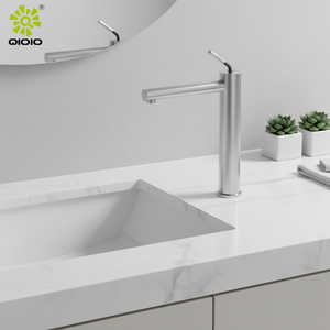 Grifo de Lavabo Mezclador de Agua Fría y Caliente de Acero Inoxidable 304, <span class=keywords><strong>Serie</strong></span> Exquisite, Negro Mate, Sin Plomo - Product Image 2
