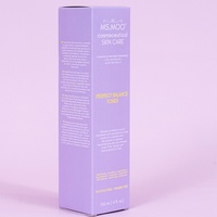Boîtes en carton kraft violettes personnalisées avec logo pour emballage cosmétique et soins de la peau, impression UV, boîtes à blush, boîtes d'expédition en carton