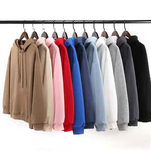Wash Black Hoodie Men Knitted Fabric Digital Printing Pullover With Pocket - Product Image 6