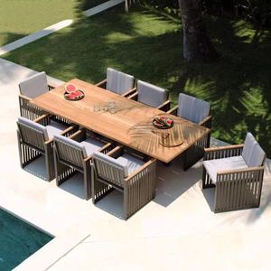 Sofa Taman Aluminium Alloy Modern Sederhana Kasual Terbaru 2025, Set Sofa Tunggal dengan Meja Kopi, Furnitur Luar Ruangan, Penjualan Terbaik 2026 - Product Image 6