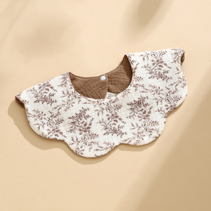 ผ้ากันเปื้อนเด็ก, ผ้ากันเปื้อนผ้าฝ้ายแท้สำหรับทารกแรกเกิด, ผ้ากันเปื้อนกันน้ำสำหรับการรับประทานอาหาร, ป้องกันการสำลักสำหรับเด็กชายและเด็กหญิง - Product Image 6