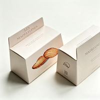 Boîte à pâtisserie élégante à emporter, boîte cadeau jetable pour madeleines, biscuits, emballage pour fête