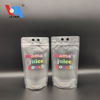 Sachets de thé au lait en plastique stratifié avec fermeture à glissière, noir, personnalisé, pochette avec Logo