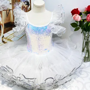 فستان قصير قصير P00024 عالي الجودة لحفلات الباليه ملابس الأميرات للحفلات أزياء المسرح ملابس الرقص ملابس تنكرية للأطفال