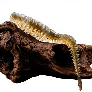 Señuelo de Pesca Ikeba con Licencia Oficial, Marca Privada, Cebo Suave, Gusano Biónico Flotante, para Pesca de Lubina en Agua Dulce - Product Image 1