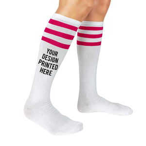 Manufacturer Supplier New Design Men Women <strong>Knee</strong> <strong>High</strong> Sports Socks Custom logo Stockings