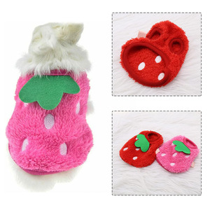 8453 <span class=keywords><strong>Vestiti</strong></span> Economici e Carini <span class=keywords><strong>per</strong></span> <span class=keywords><strong>Conigli</strong></span> Invernali, Caldi, a Forma di Fragola, <span class=keywords><strong>per</strong></span> Piccoli Animali Domestici, Lavabili in Lavatrice, di Buona Qualità - Product Image 3