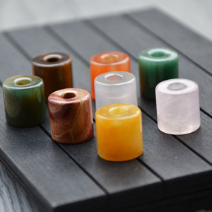 Natural Stone Cylindrical Loose Beads 9x9mm For Jewelry Making DIY Necklace Bracelet Accessories Wholesale - Product Image 3