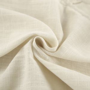 Costume deux pièces décontracté en coton de haute qualité, coupe ajustée, col en V, style simple et polyvalent, idéal pour l'été et l'automne, modèle OEM personnalisé, pour le marché transfrontalier. - Product Image 4