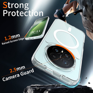 <span class=keywords><strong>Coque</strong></span> transparente <span class=keywords><strong>Honor</strong></span> Magic 8 en gros d'usine avec protection anti-rayures et anti-jaunissement, <span class=keywords><strong>coque</strong></span> arrière magnétique transparente pour téléphone portable - Product Image 5