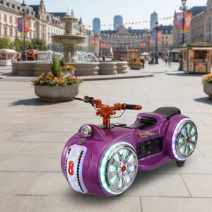 Wobeiqi Stall Voiture électrique double pour enfants, équipement de divertissement extérieur, type motos Prince et voitures tamponneuses, à vendre - Product Image 1