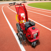 Machine de marquage routier à essence, traceur de lignes pour pistes athlétiques, machine de peinture pour parkings, pompe haute efficacité 9,5 CV