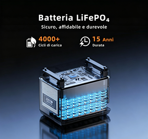 Alimentation électrique P2001 Pro 3200W, batterie solaire LFP haute capacité 2048Wh pour la maison, cellule de batterie Lifepo4 - Product Image 3