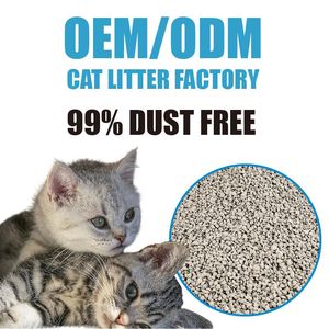 Litière pour chat en tofu broyé antiseptique de haute qualité, fabriquée en usine, avec un contrôle des odeurs supérieur et un nettoyage facile - Product Image 1