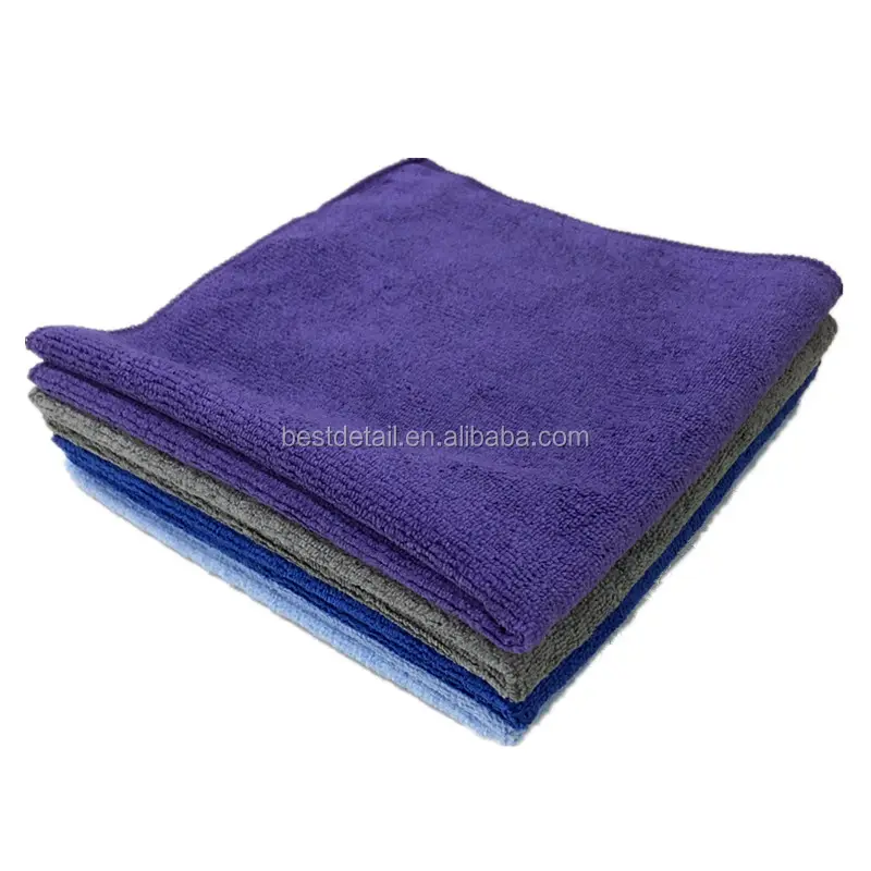 China Wholesale All Purpose 16x16 300 GSM Cleaning Cloth Auto Detailing Car Detailing Microfiber Towel Car Cleaning