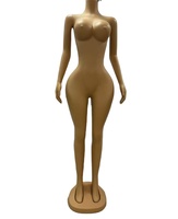Maniquí femenino sin cabeza de plástico para trajes de baño, en pose de pie, para bikinis brasileños curvy BBL de talla grande