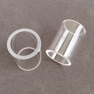 Su misura al quarzo riscaldatore tubo di vetro resistente al calore varie dimensioni chiaro tubo di quarzo piegatura di saldatura taglio - Product Image 5