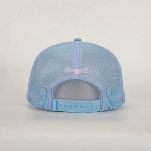 Casquettes de camionneur en mousse à 5 panneaux, personnalisées, de haute qualité, avec logo brodé 3D, en maille unie, vente en gros - Product Image 5