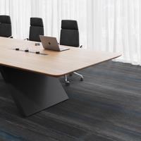 Table de conférence extensible de luxe en bois Design moderne pour grandes réunions Bureau Hôtel École Hôpital Salles de réunion Bureau