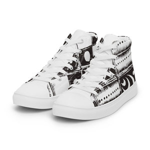 Scarpe di tela alte da donna con crescita eccessiva - Product Image 3