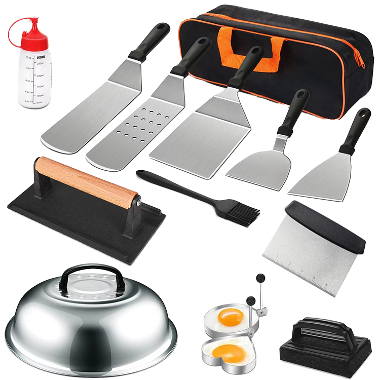 Cast Iron Smash Burger Press Nonstick