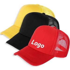Casquettes de camionneur personnalisées de haute qualité à 5 panneaux avec logo brodé en relief 3D et fermeture à pression en maille - Product Image 2