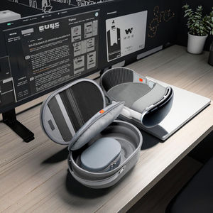 Kotak penyimpanan Eva Hard case untuk Apple <span class=keywords><strong>Vision</strong></span> Pro, kotak alat VR, kotak pelindung perjalanan untuk Apple <span class=keywords><strong>Vision</strong></span> Pro, penutup transportasi baterai. - Product Image 1