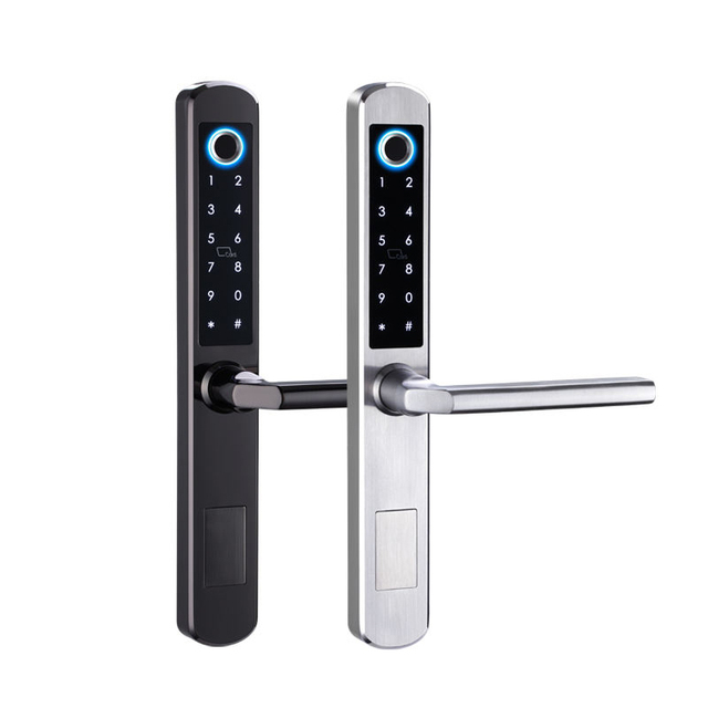 Smart Door Lock SUS304 Waterproof Fingerprint Password Card Keyless Entry TTLock Tuya WiFi Cerradura Inteligente Outdoor