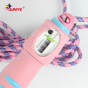 Wholesales Lightweight Counter Adjustable Length Electronic <strong>Counting</strong> <strong>Skip</strong> Jump <strong>Rope</strong> for Kids - Product Image 4