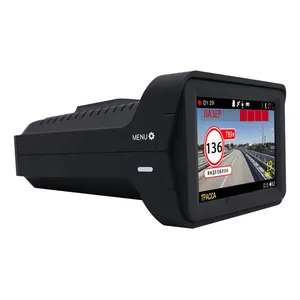 Detector de radar personalizado de fábrica, combo de assinatura 3 em 1, carro dvr, gps, antiradares, alerta de voz russa