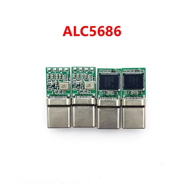 ALC5686 Chip Type-C Digital Audio Headphone Plug DAC Decoding Lossless Sound Quality 32bit 384khz USB C Hifi Connector Adapter