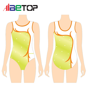 Body da Ginnastica Ritmica per Bambine, Design OEM Gratuito, Costume da Competizione Aerobica Rosso, Bianco, Nero, Viola - Product Image 5