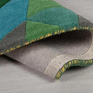 Customizable Modern Luxury Wool Carpet Hand-Tufted Round <b>Rug</b> with Geometric Design Washable Home Decor for Bedrooms Picnics - Product Image 4