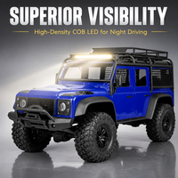 Barre lumineuse de toit 1/18 RC Crawler, projecteur LED COB de simulation pour mini-camion, accessoires de décoration et de mise à niveau du châssis