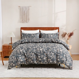 Ensemble de housse de <span class=keywords><strong>couette</strong></span> 3 pièces imprimé <span class=keywords><strong>papillon</strong></span> 100% polyester - Product Image 3
