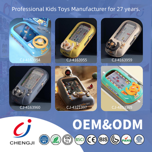 Chengji vô lăng Bảng điều khiển trò chơi giáo dục sớm trò chơi thú vị máy mô phỏng bàn lái xe vô lăng trò chơi đồ chơi - Product Image 6