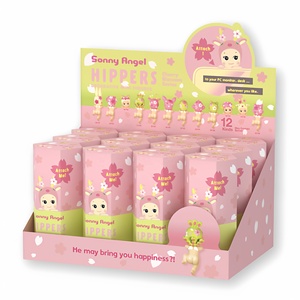 Caja Sorpresa al por Mayor, Sonny Angel Original, Cherry Blossom Lying Hippers, Decoración para Teléfono Móvil, Linda Figura de Muñeca de Regalo - Product Image 1
