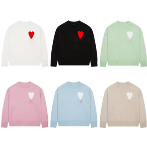 <span class=keywords><strong>Pull</strong></span> en laine tricoté sur mesure pour homme Ami Luxury, Fourniture ODM, Haute Qualité, Chaud, Tendance Hiver, Anti-plis, Respirant - Product Image 1