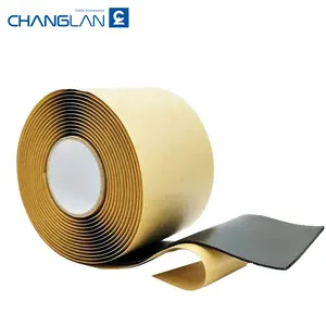Oem proveedor dorado Precio de cinta eléctrica autoadhesiva BOPP cinta en rollos Jumbo cinta de PVC de alto voltaje para aislamiento eléctrico