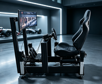 Plateforme de simulation de course en aluminium 40160 personnalisable, configuration complète, support de simulateur de conduite, plateforme de mouvement 2DOF 4DOF 6DOF pour arcade