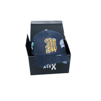 Nueva Llegada Gorra de Béisbol de 5 Paneles de Calidad Original con Diseño de Dragón Bordado, Borde de Gamuza, Forro de Satén y Detalles Lavados a la Piedra