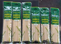 Offre Spéciale – Lot de Brochettes en Bambou Antiadhésives et Résistantes à la Chaleur de 25 cm, Modèle Falcon, pour Barbecue