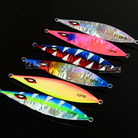 Nouveaux jigs à coulée lente 150g 250g 300g, jigs métalliques pour slow jigging, leurres métalliques lourds pour la pêche en eau salée