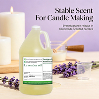 Minyak Esensial Lavender Organik |   Minyak Lavandula Angustifolia - Lavender Biru Prancis Alami yang Distilasi Uap dari Tanaman, Asal Cina