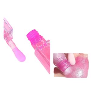 Huile à lèvres magique changeante de couleur noire personnalisée MLM, gloss à lèvres scintillant qui change de couleur selon la température - Product Image 2